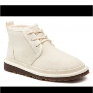 Ugg Cream Ankle Boots Nuemel Natural